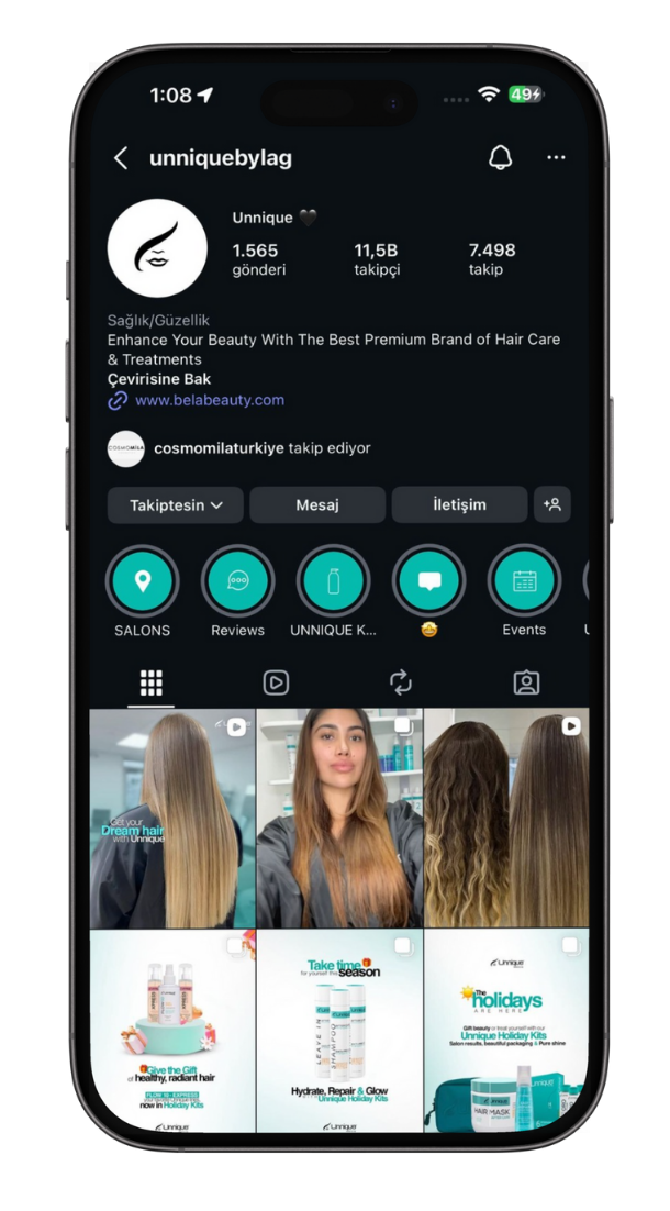 Brand Instagram Profile